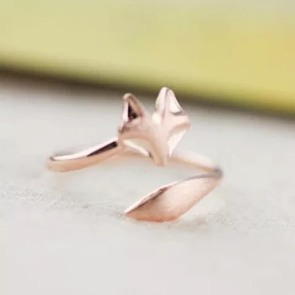 “Into the Woods” Fox Animal Minimalist Cute Ring - Picture 4 of 8